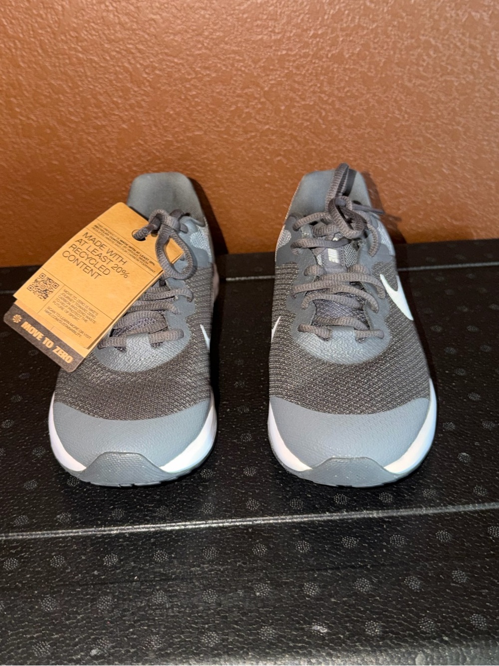 Nike Kids Gray and White Sneakers